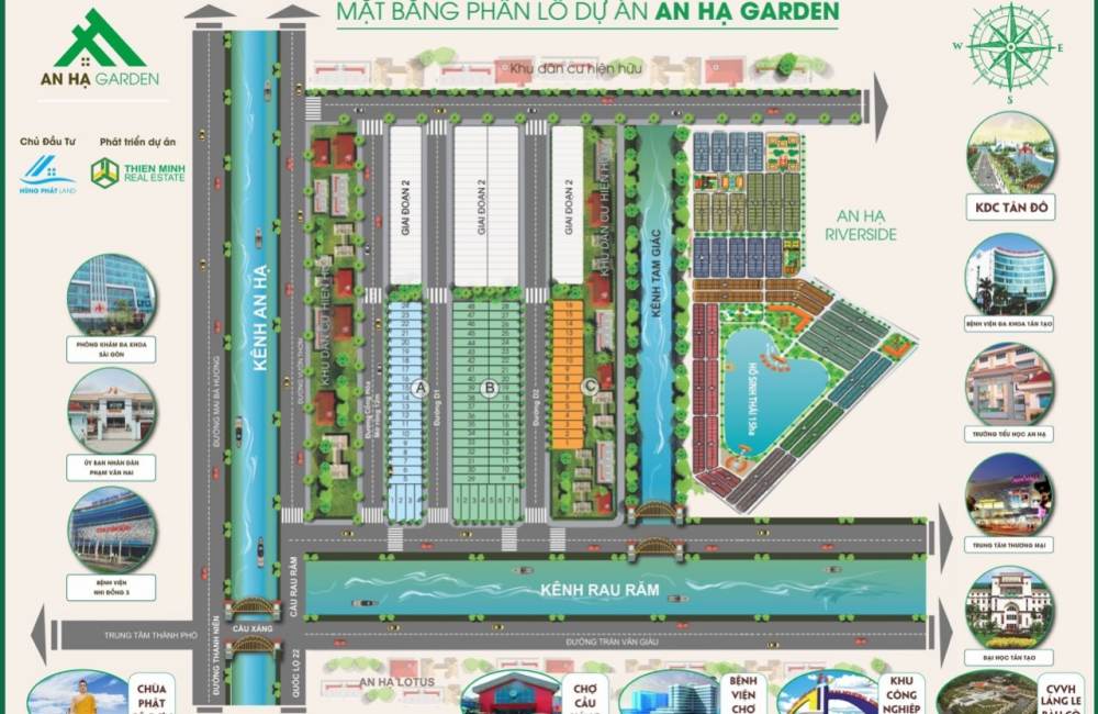 Mặt bằng dự án An Hạ Garden Bình Chánh