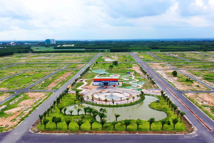 Công viên trung tâm dự án Mega City 2 tại Nhơn Trạch đã hoàn thiện 100%