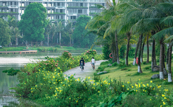 Không gian sống tại vùng ngoại ô phía Đông Nam Hà Nội.