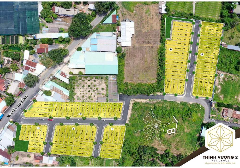 Mặt bằng dự án Thịnh Vượng 2 Residence Củ Chi