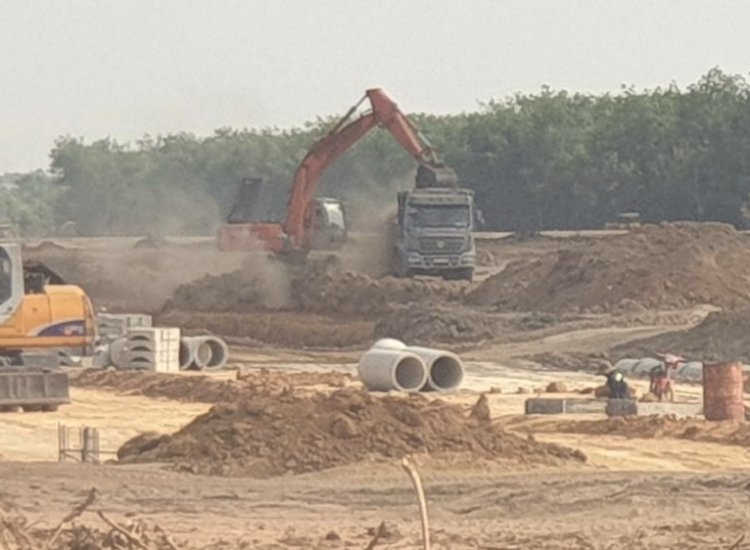 Tiến độ xây dựng hạ tầng dự án Gem Sky World