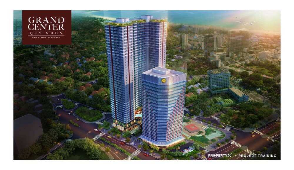 Phối cảnh dự án căn hộ Grand Center Quy Nhơn