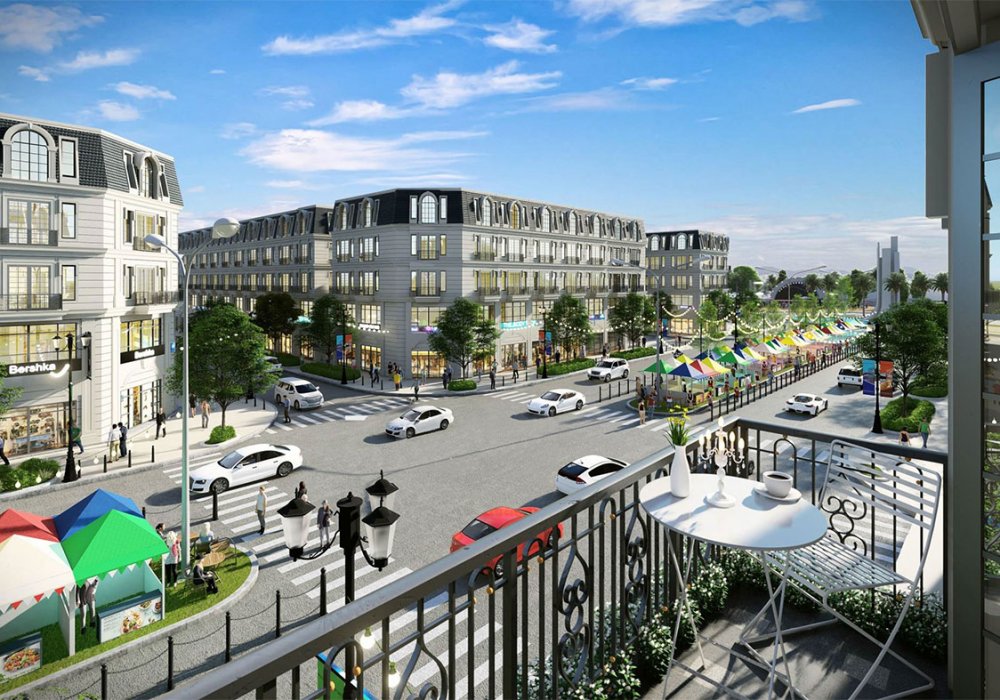 Phố đi bộ tại dự án khu đô thị Hà Tiên Centroria Night Market