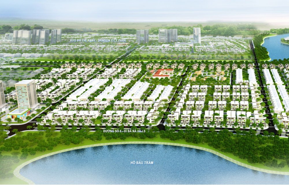 Phối cảnh dự án khu đô thị Homeland Central Park Đà Nẵng