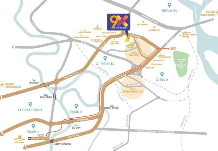 Vị trí dự án căn hộ 9X Next Gen ở đâu?
