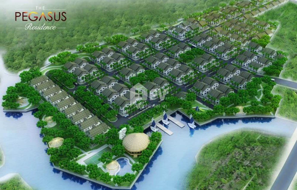 Phối cảnh biệt thự The Pegasus Residence