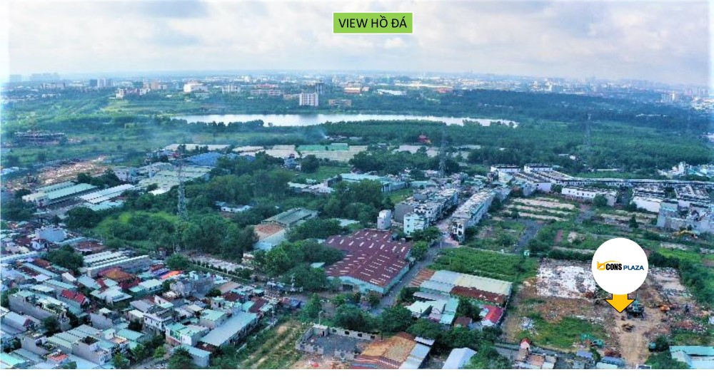 Vị trí View Hồ Đá của dự án Bcons Plaza