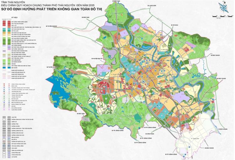 Quy hoạch chung thành phố Thái Nguyên
