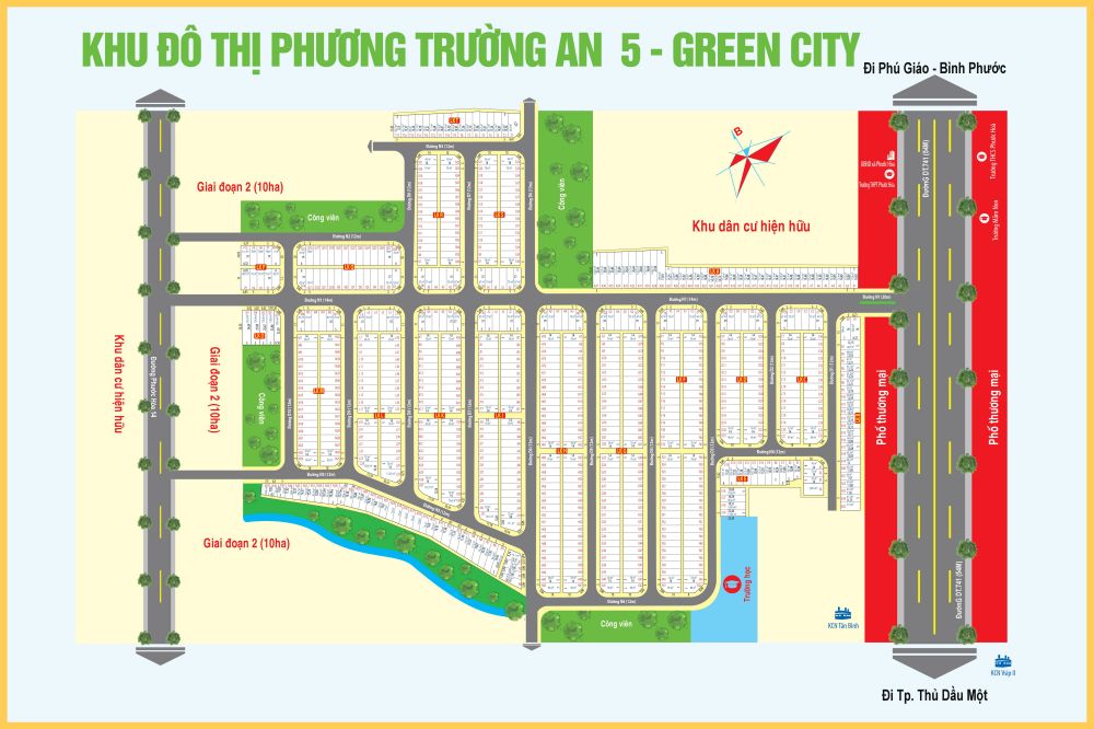 Mặt bằng Phương Trường An 5 Phú Giáo