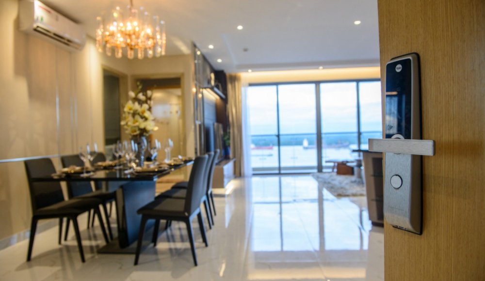 Không gian sống tại căn hộ thực tế dự án An Gia Riverside