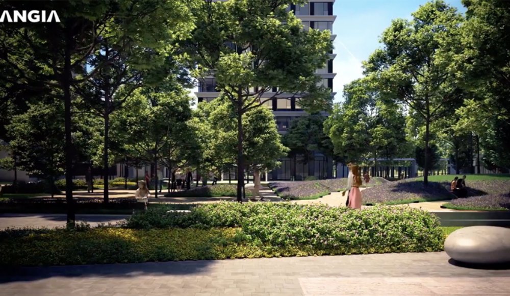 Công viên rộng 1,9ha xanh mát bên trong dự án West Gate