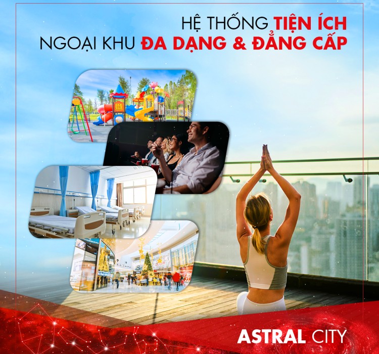 Hệ thống tiện ích ngoại khu đa dạng và đẳng cấp