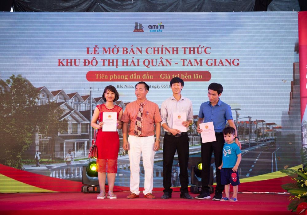 Lễ mở bán dự án khu đô thị Hải Quân Tam Giang Bắc Giang