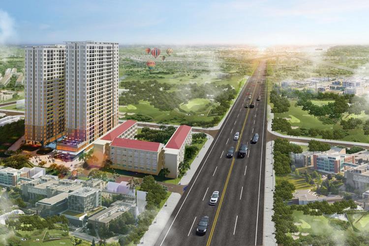 Phối cảnh dự án Bcons Green View Bình Dương