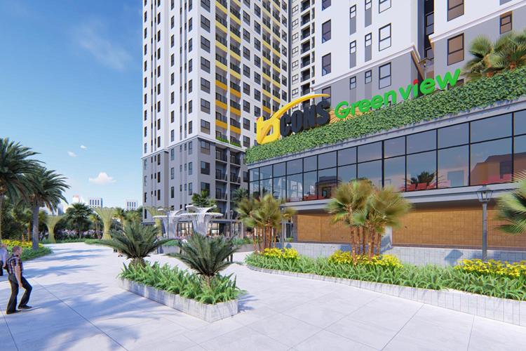 Cổng chính dự án Bcons Green View Bình Dương