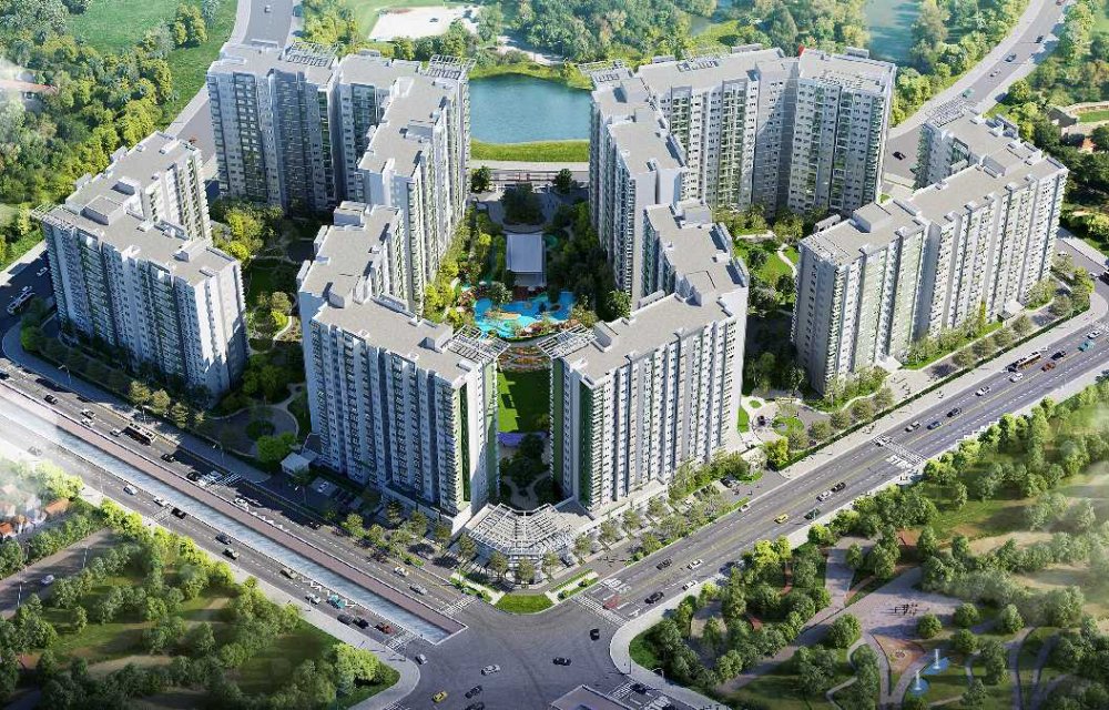 Bối cảnh khu căn hộ cao cấp Emerald Precinct