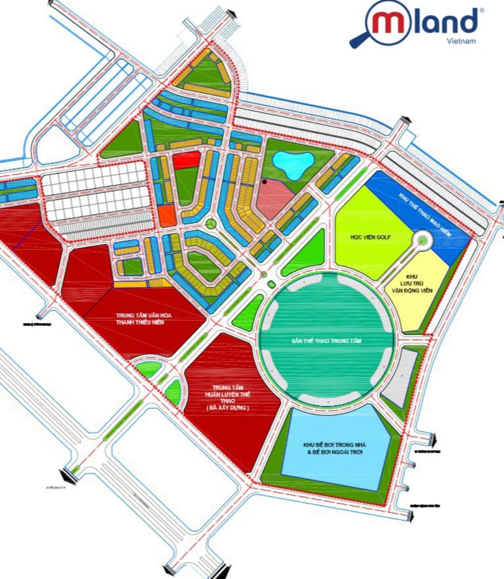Mặt bằng tổng thể khu phức hợp dự án FLC Olympia Lào Cai