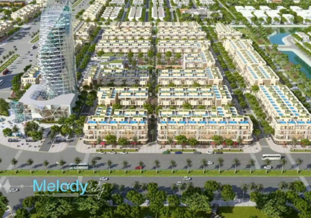 Phối cảnh dự án nhà phố Melody City Đà Nẵng