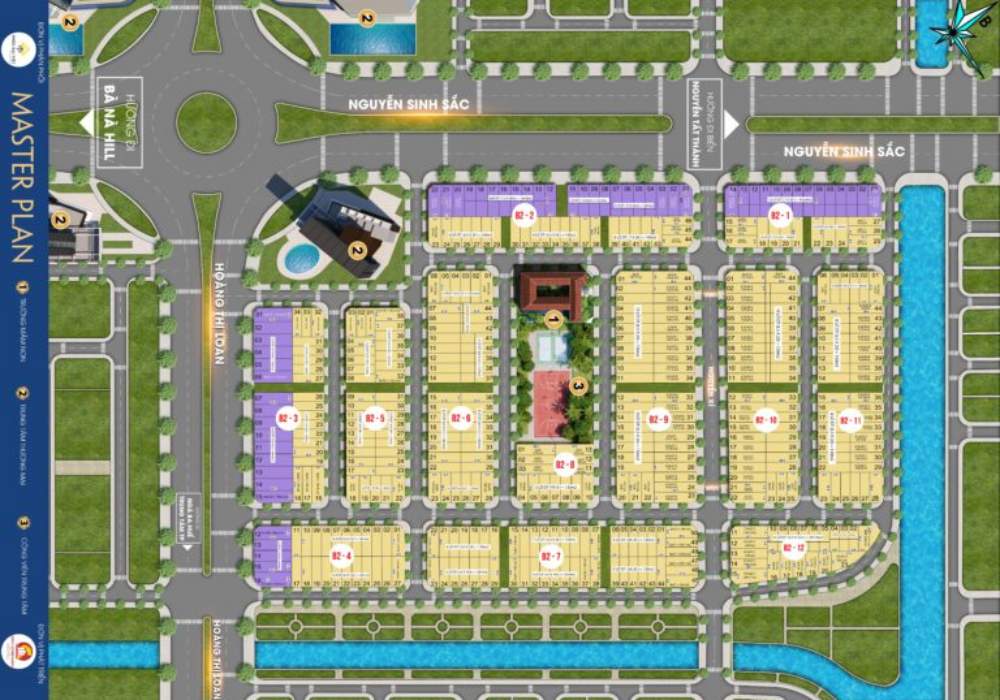 Mặt bằng dự án nhà phố Melody City Đà Nẵng