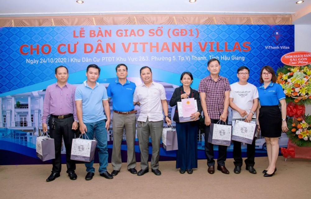 Lễ bàn giao sổ giai đoạn 1 cho cư dân dự án ViThanh Villas