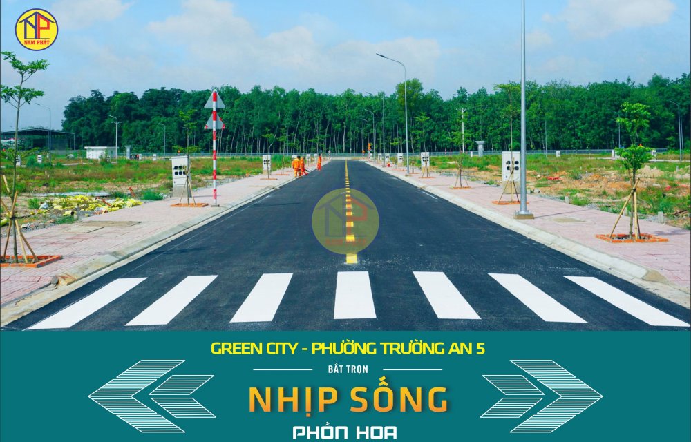 Hình ảnh thực tế dự án Green City (Phương Trường An 5) Phú Giáo