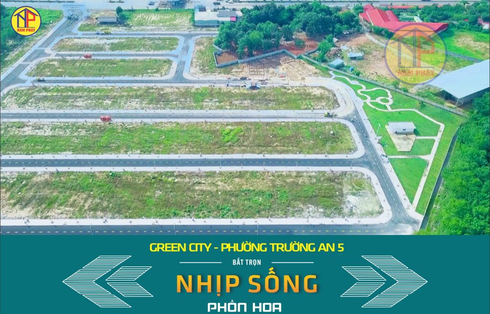 Hình ảnh thực tế dự án Green City (Phương Trường An 5) Phú Giáo