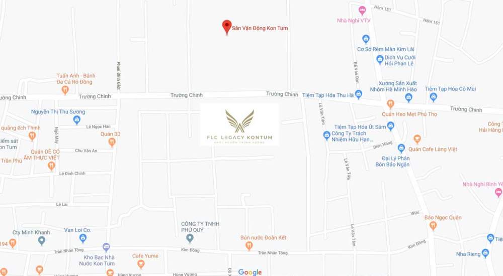 Vị trị dự án FLC Legacy Kontum