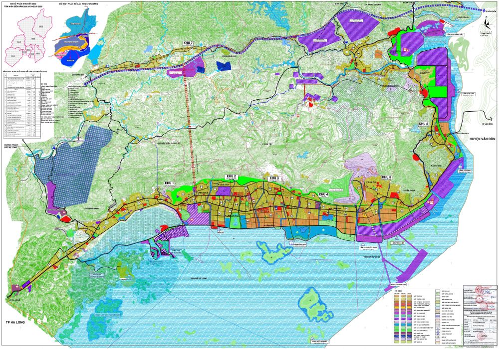 Sơ đồ bố trí toàn tỉnh Quảng Ninh