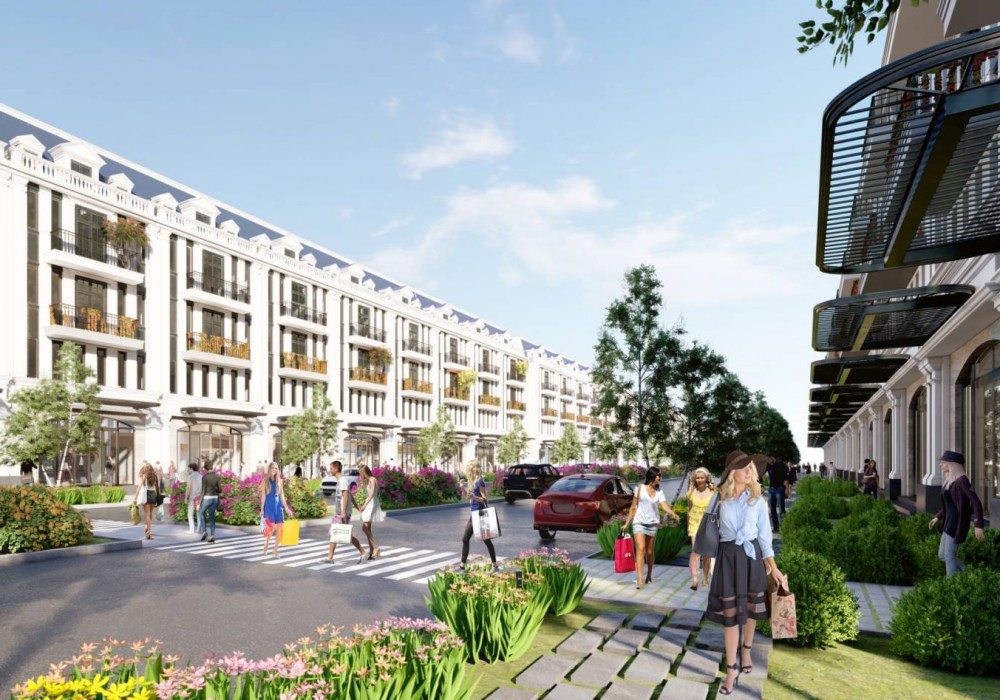 Thiết kế nhà phố dự án Royal Star Lake Đồng Xoài Bình Phước