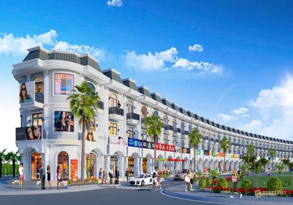 Thiết kế nhà phố thương mại dự án Mỹ Hưng Skyline Long An