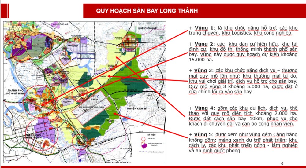 Quy hoạch sân bay Long Thành