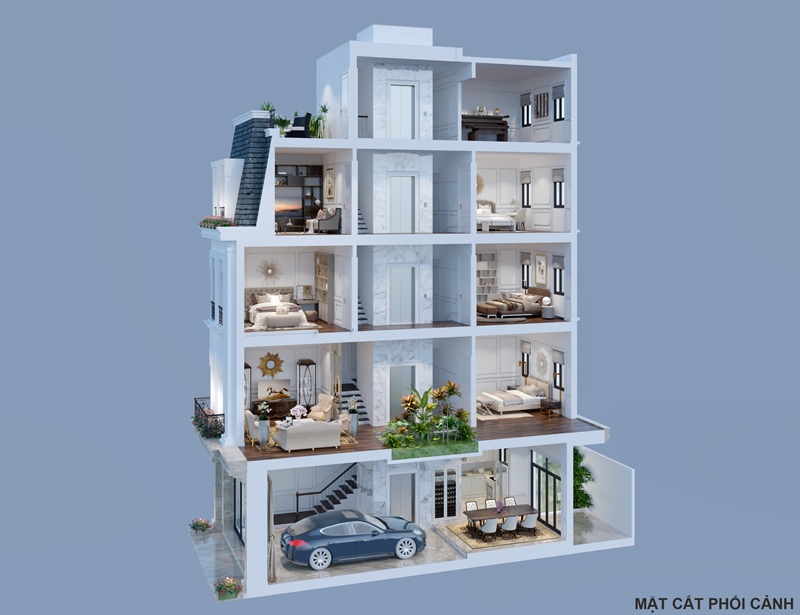 Mặt bằng nhà phố Hoàng Huy Riverside