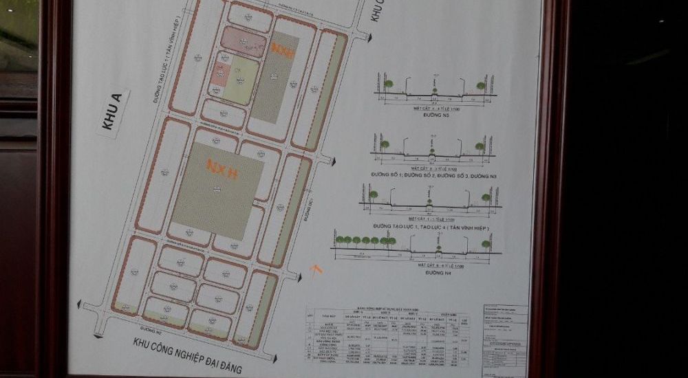 Mặt bằng dự án Khu dân cư Đại Nam Bình Dương (Khu A)