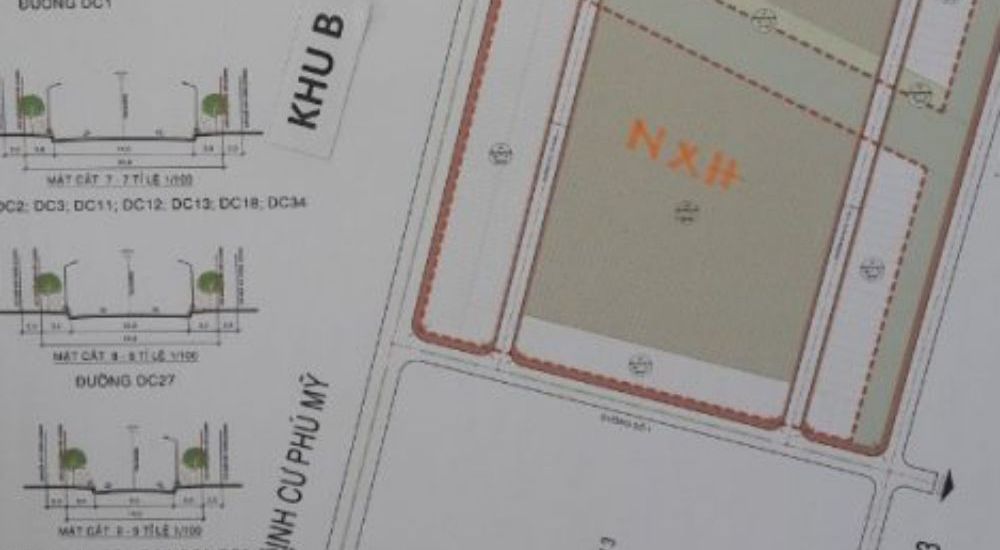 Mặt bằng dự án Khu dân cư Đại Nam Bình Dương (Khu B)
