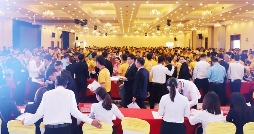 Khách hàng tại buổi lễ giới thiệu dự án Golden Future City 