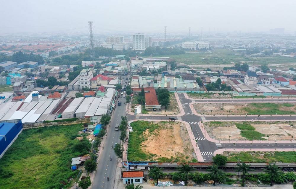 Hạ tầng  dự án đất nền Thuận An Central Bình Dương đã hoàn thiện