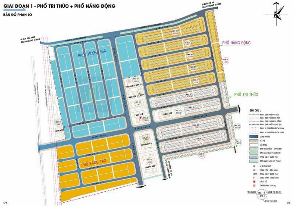 Sơ đồ phân lô Dự án Đức Phát 3