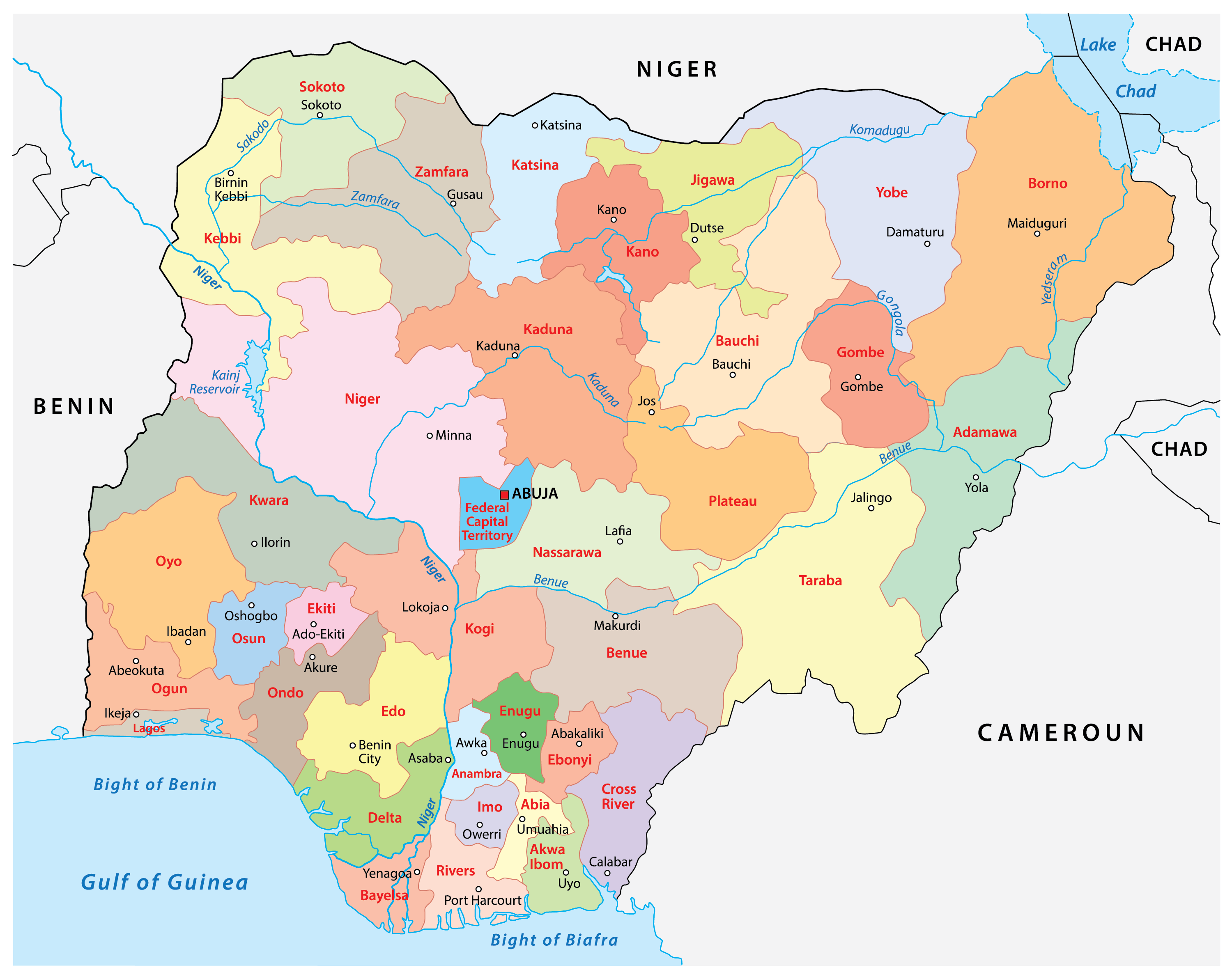 B N T N C Nigeria Nigeria Map Kh L N Ph Ng To 2025 10102846 4 Nigeria Map