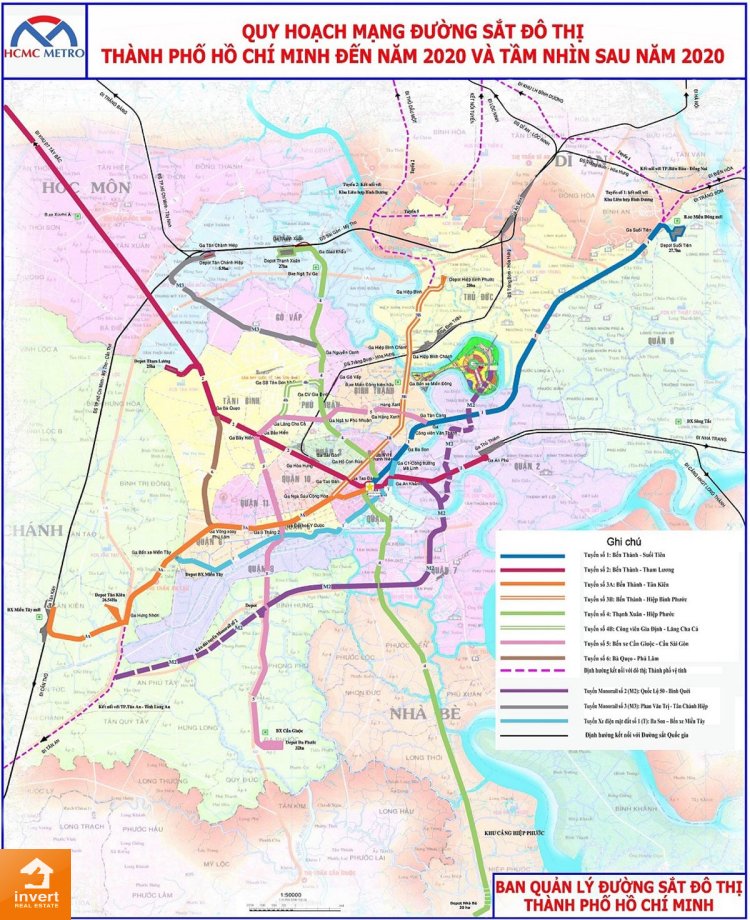 Quy hoạch đường Sắt tại TP HCM đến năm 2020 và tầm nhìn sau năm 2020