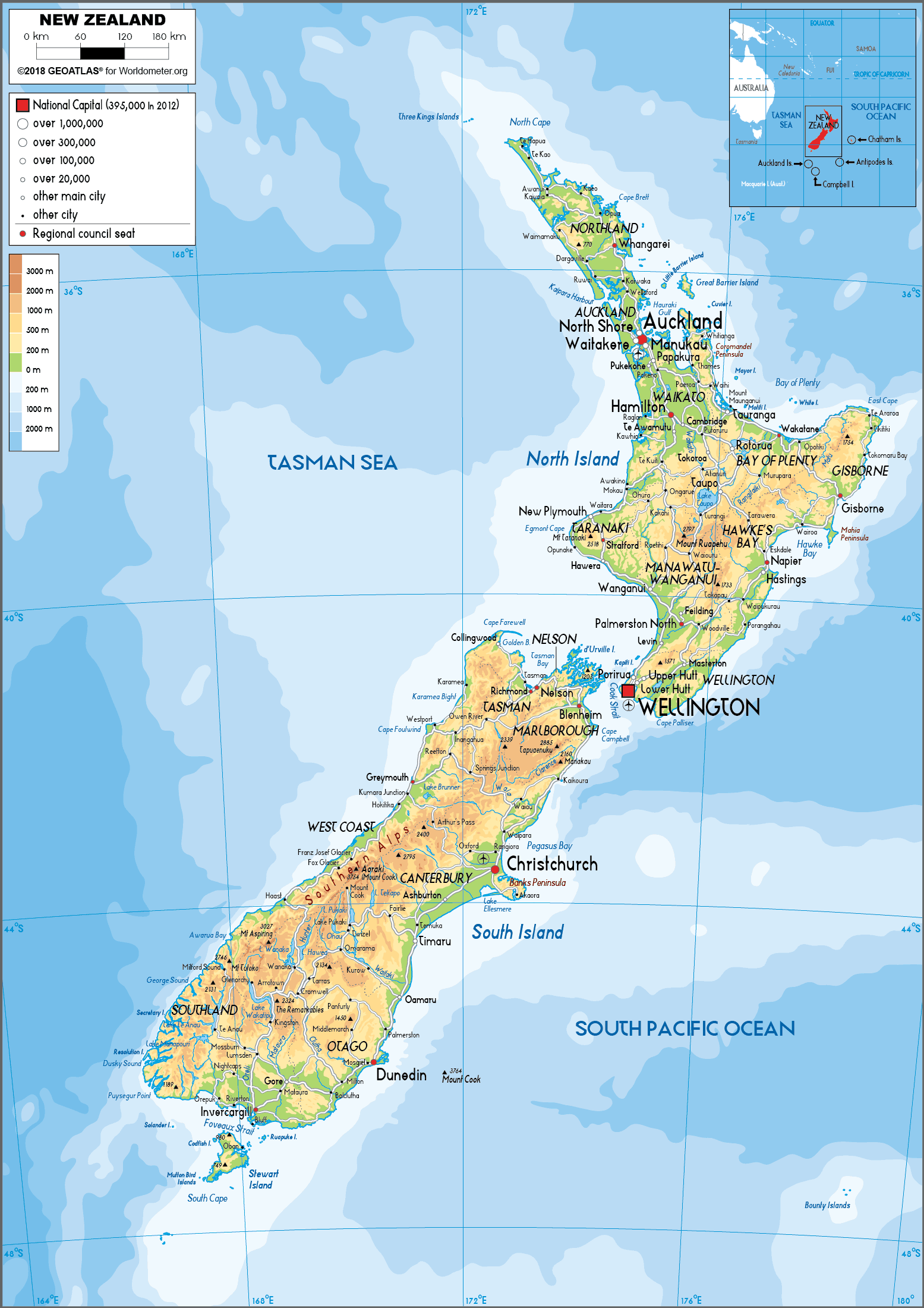 10111809 3 New Zealand Map 