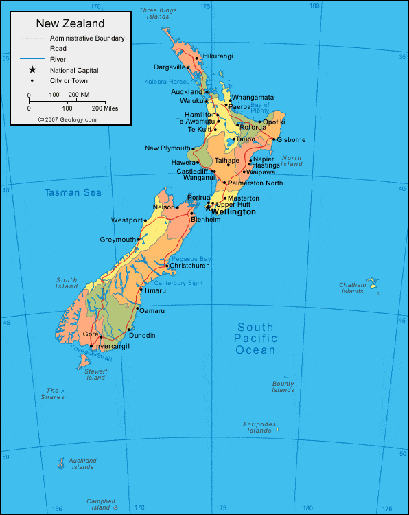 10112010 3 new zealand map