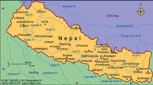 10113257 2 nepal map