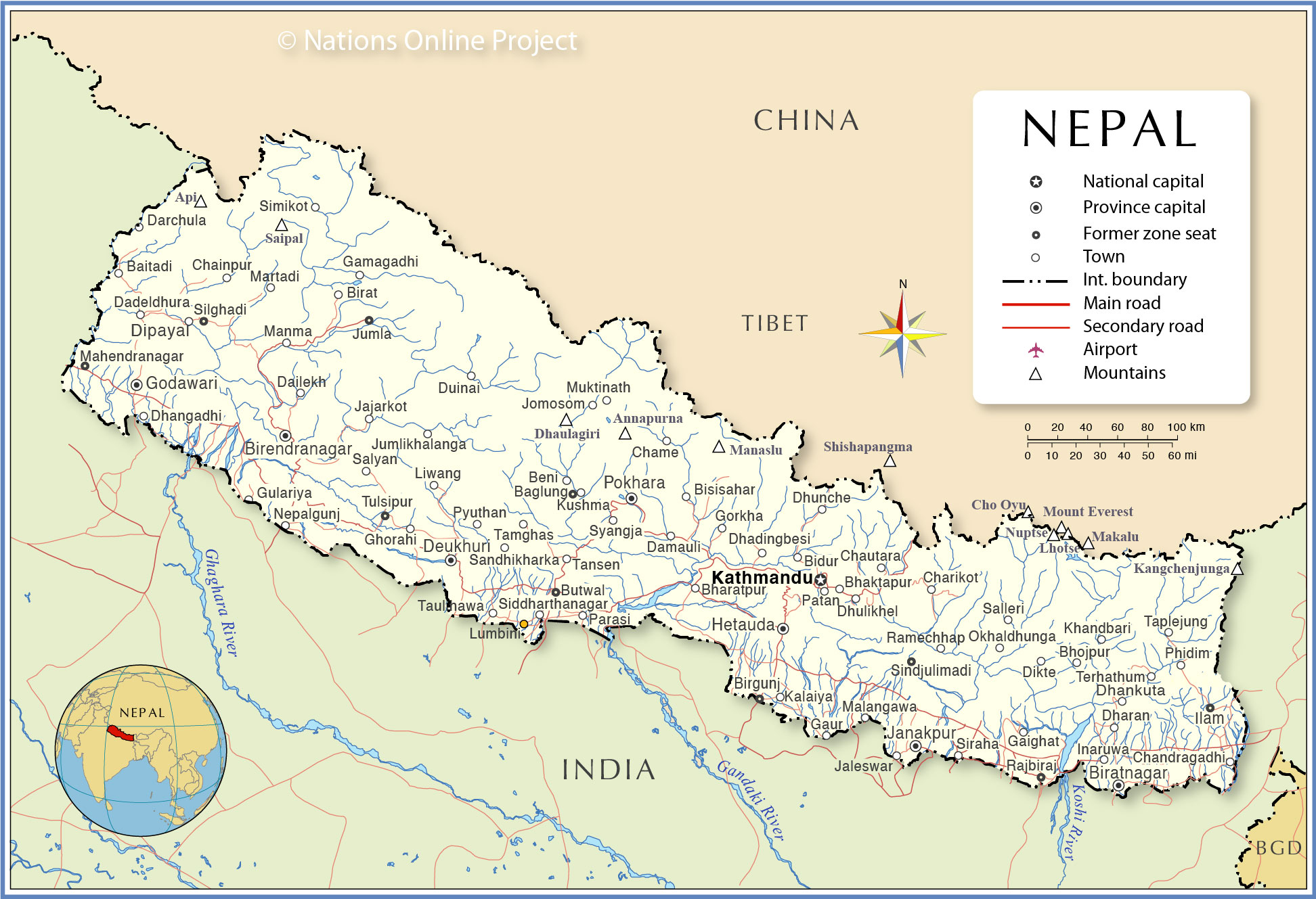 10113333 7 nepal map