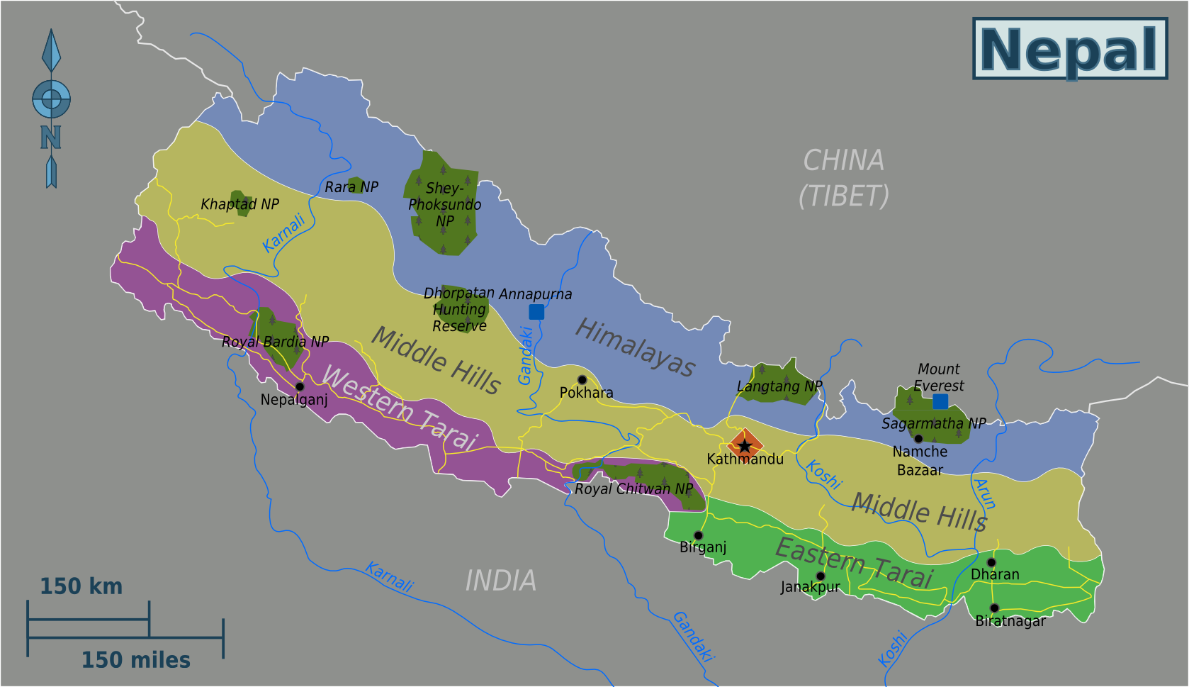 10113356 5 nepal map