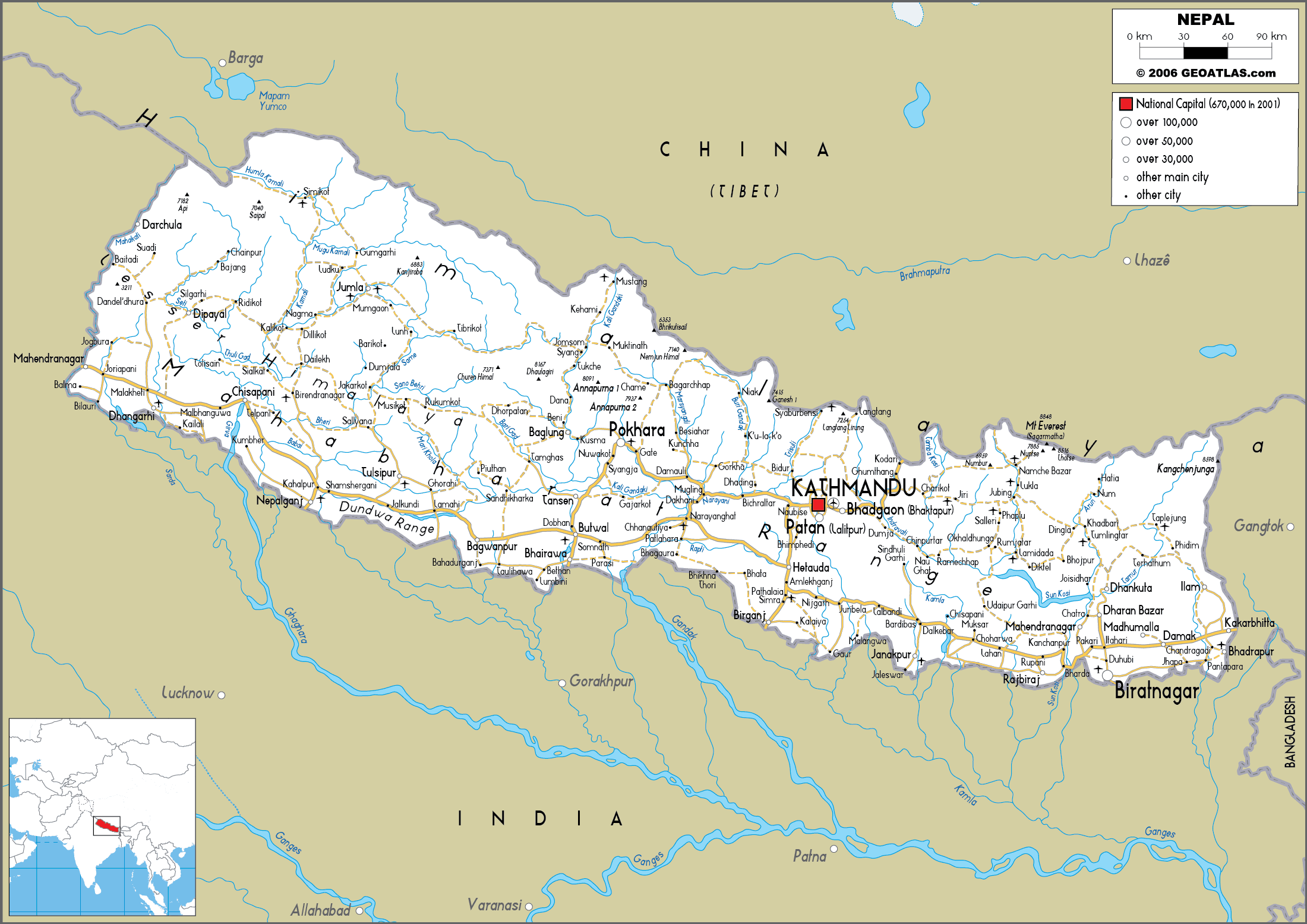 10113413 3 nepal map