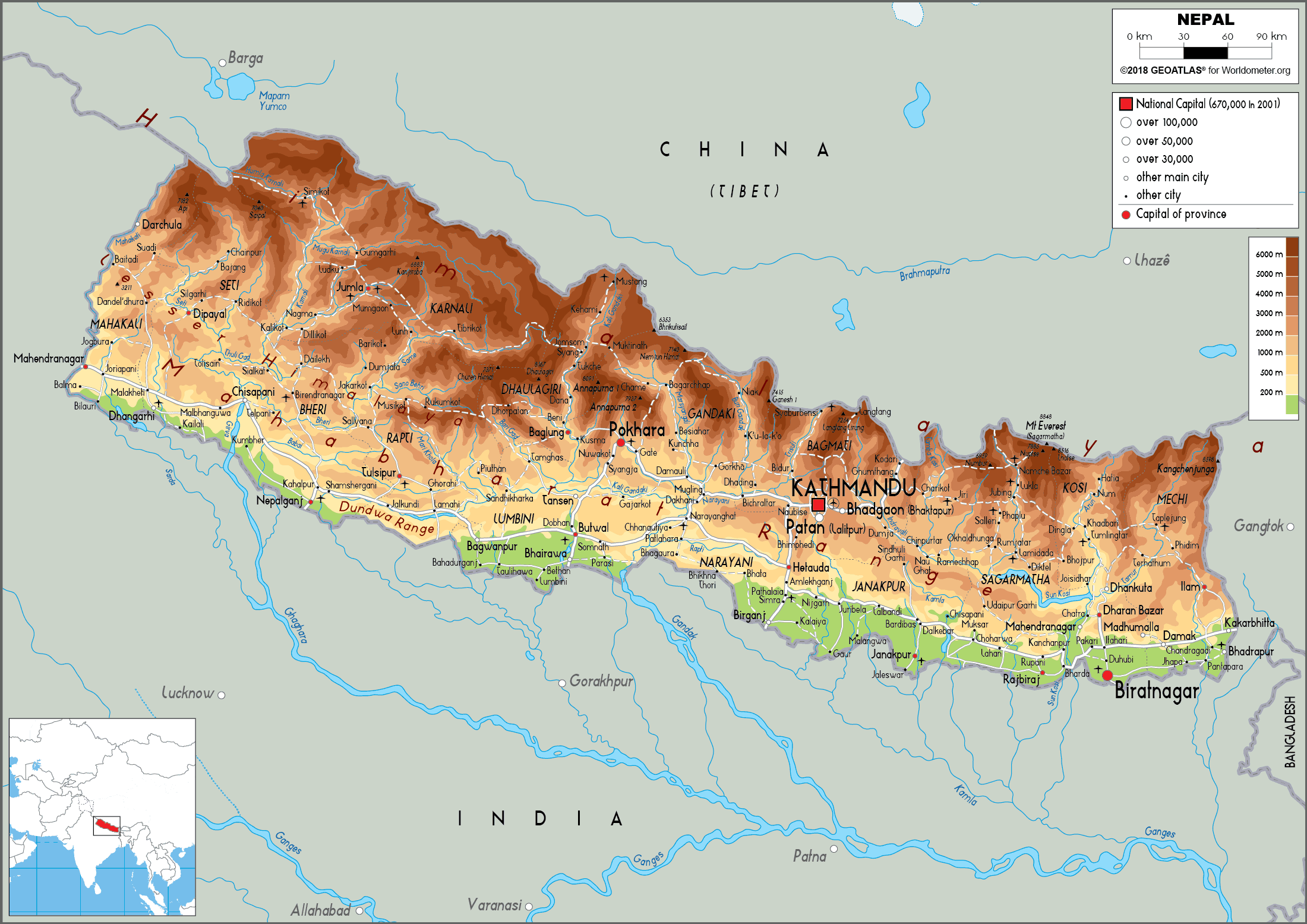 10113429 1 nepal map