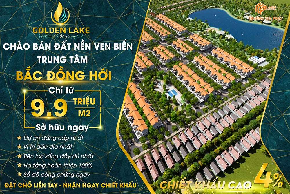 Phối cảnh dự án Golden Lake Quảng Bình