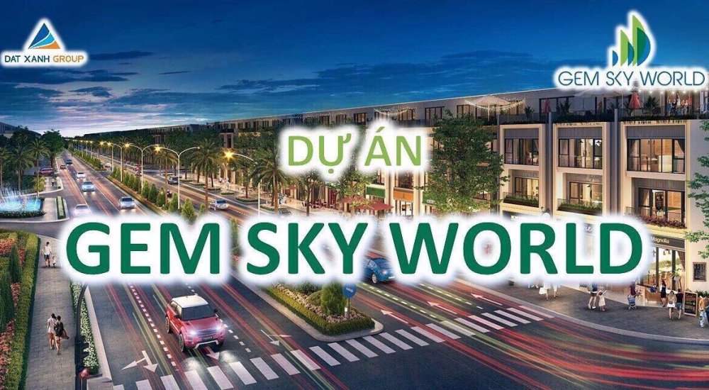 Phối cảnh trục đường chính dự án Gem Sky World