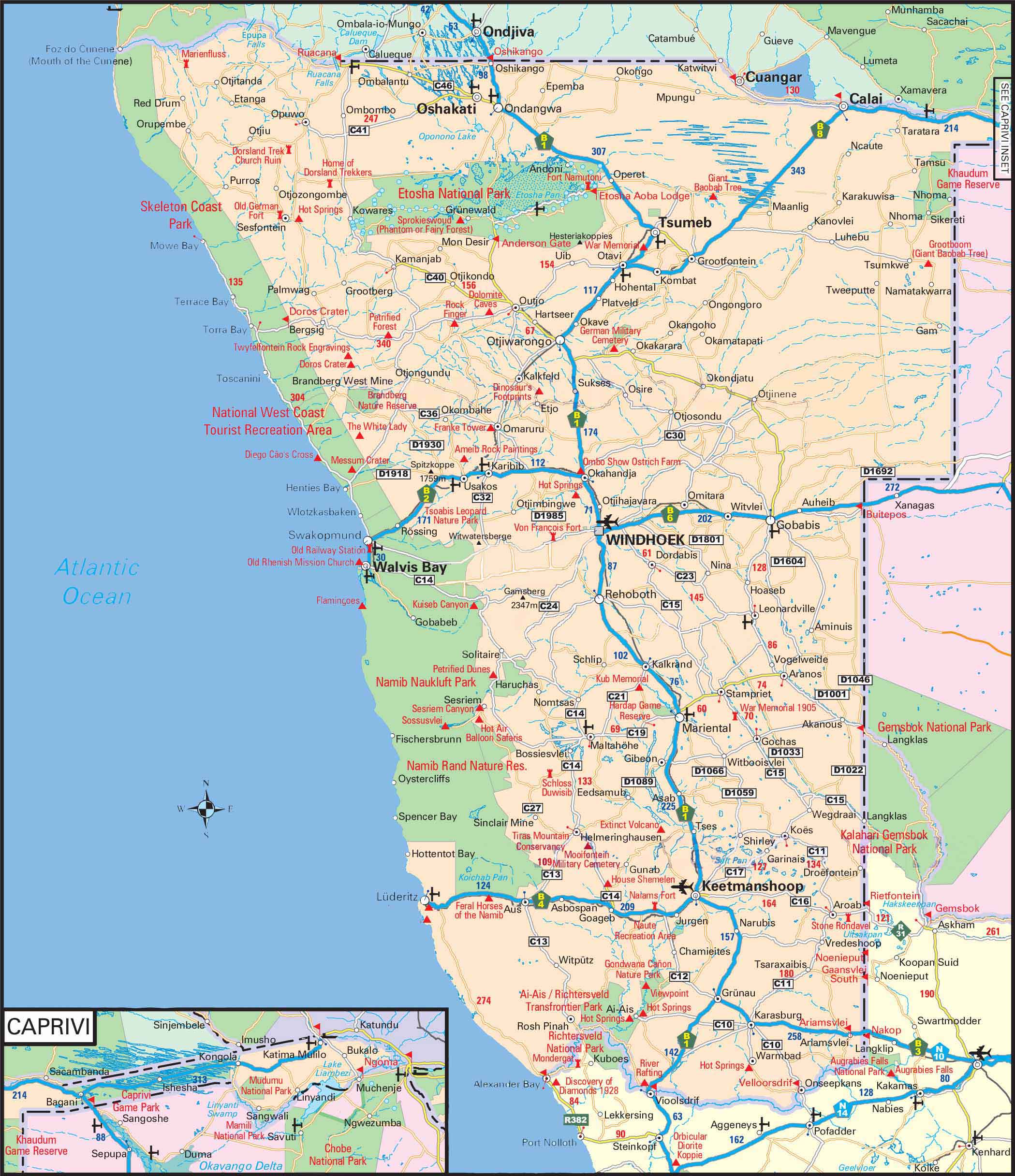 10162444 5 namibia map