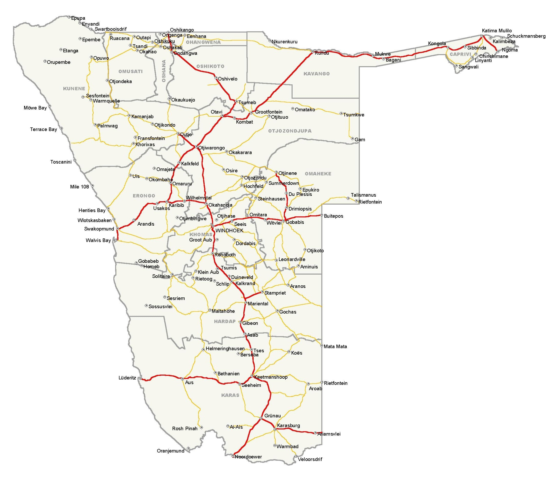 10162453 4 namibia map